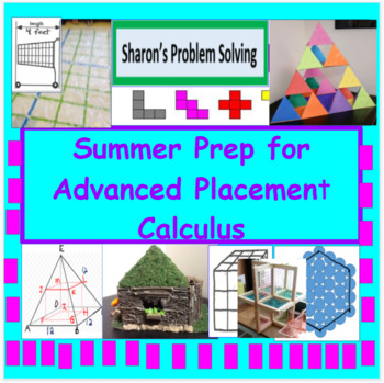 Preview of Summer Prep for Advanced Placement Calculus