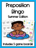 Summer Preposition Bingo