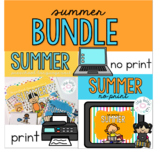 Summer Preschool Language Bundle (Print & No Print Options)