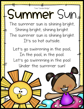 summer theme activities for preschool pre k and