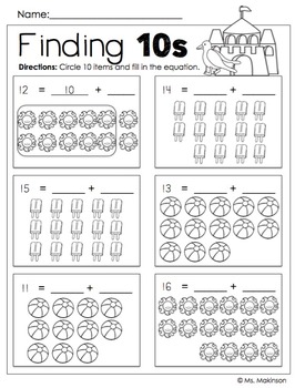 summer printables first grade by ms makinson tpt