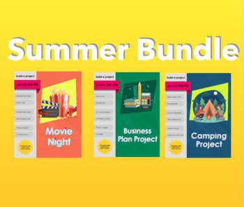 Preview of Summer Project-Based Learning Bundle