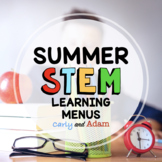 Summer Read Aloud STEM Activity Menus with Easel by TpT