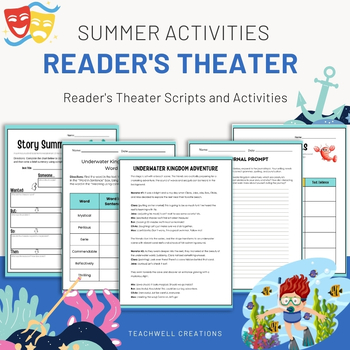 Preview of Summer Reader's Theater Scripts & Activities BUNDLE - 3rd, 4th, 5th & 6th Grades