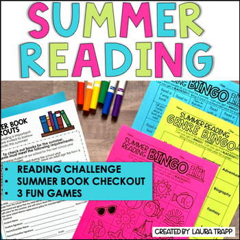 Summer Reading Activities for End of the Year Library Lessons | TPT