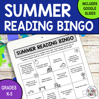 Preview of Summer Reading Bingo Challenge - Summer Reading Lists - Summer Reading Log