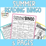 Summer Reading Bingo Game Summer Bingo Card Activities