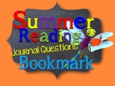 Summer Reading Bookmark: Guided Reading Journal Questions