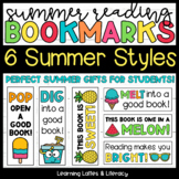 Summer Reading Bookmarks End of Year Student Bookmarks May