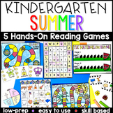 Kindergarten Summer Reading Center Games and Activities | 