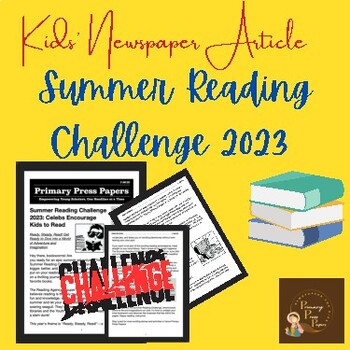 Preview of Summer Reading Challenge for Children | Kids' Daily Newspaper with Activity