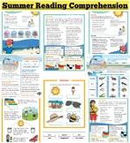 Summer Reading Comprehension Activity Bundle | End of Year