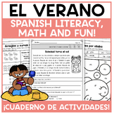 Summer Reading Comprehension Math & Fun in Spanish | Veran