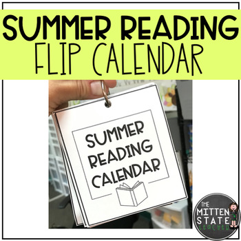 Preview of Summer Reading Flip Calendar Literacy Activities