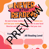 Summer Reading Flyer (With Reading Level)