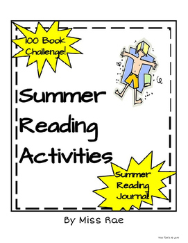 Summer Reading Printable Activities Pack by Miss Rae's Room | TpT