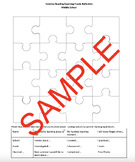 Summer Reading/Learning Puzzle Reflection Template - Middl