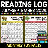 Summer Reading Log July 2024 Calendar Coloring Pages