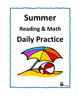 Preview of Summer Reading & Math Daily Practice