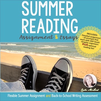 Preview of Summer Reading Program - Assignment, Essay Prompts & Optional Reading Lists