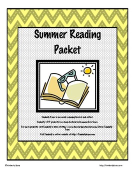Preview of Summer Reading Packet (Grades 7-12)