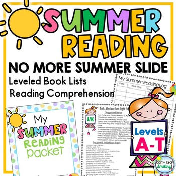 Summer Reading Packet Leveled Book Lists & Parent Letter ~ Summer Challenge