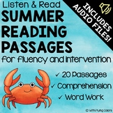 DISTANCE LEARNING Summer Reading Passages with Comprehensi
