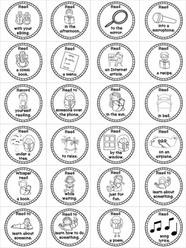 Reading passport printable