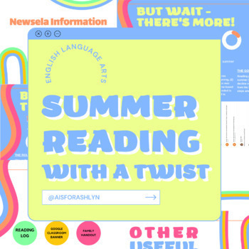 Preview of Summer Reading Project (But Better and Designed for Middle School) 