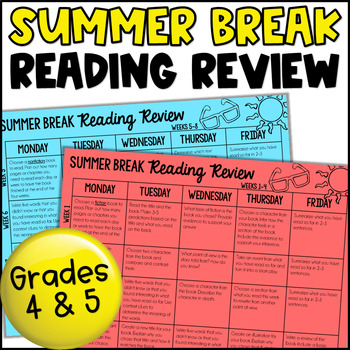 Preview of Summer Review {Reading}