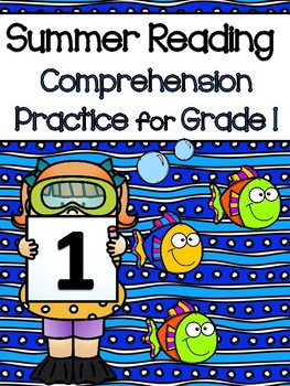 summer reading and comprehension packet for 1st graders going into 2nd grade