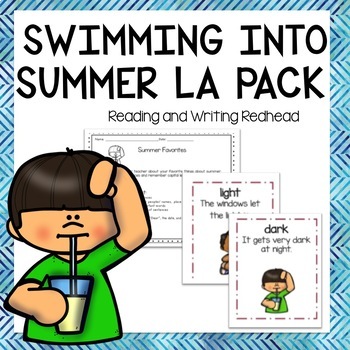 Preview of Summer Reading | Summer Writing Prompts Second Grade End of the Year Activities