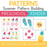 Summer Repeating Patterns Activity for Pre School PreK Kin