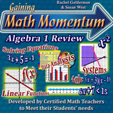Algebra 1 Essentials–Mixed Review of Course Content–Middle