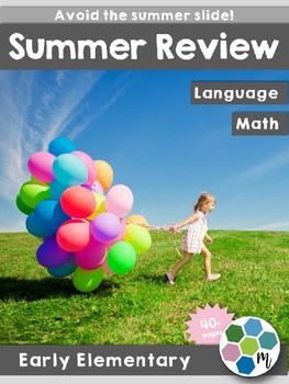 Preview of Summer Review Book - Math & ELA