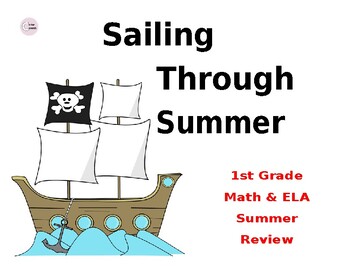 Preview of Summer Review Calendar- 1st Grade