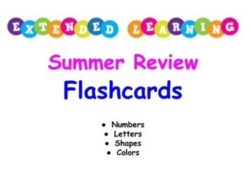 Preview of Summer Review Flashcards