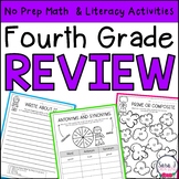 Summer Review Fourth Grade