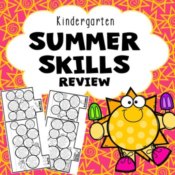 Preview of Kindergarten Summer Review Packet
