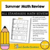 Summer Review Math for Rising 3rd Graders (2nd Grade Standards)