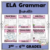 Language and Grammar Test Prep Review Packet BUNDLE for Up