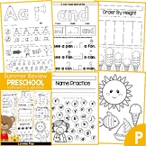 Summer Review Preschool No Prep Worksheets & Activities