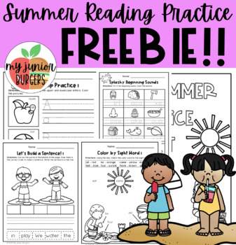 Preview of Summer Review Reading Packet FREEBIE!!!