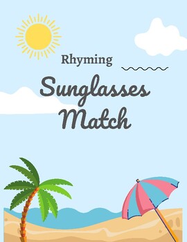 Preview of Summer Rhyming Matching Center