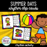 Summer Rhythm Clip Cards Music Activity
