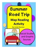Summer Road Trip  - .U.S.A. Mapping Activity