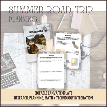 Preview of Summer Road Trip Planning -- Integrating Math, Geography, and Technology