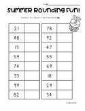 Summer Rounding Numbers Packet - 2 / 3-Digit Numbers, Tens