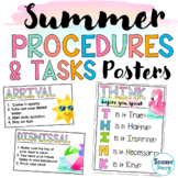 Summer | Routines and Classroom Procedures Rules Tasks | S