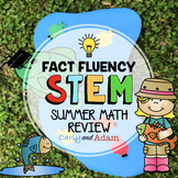 Fishing for Math Fact Fluency STEM Challenge for Summer Ma